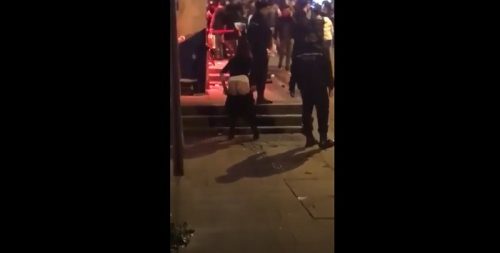 Girl Peeing Outside The Club Caught