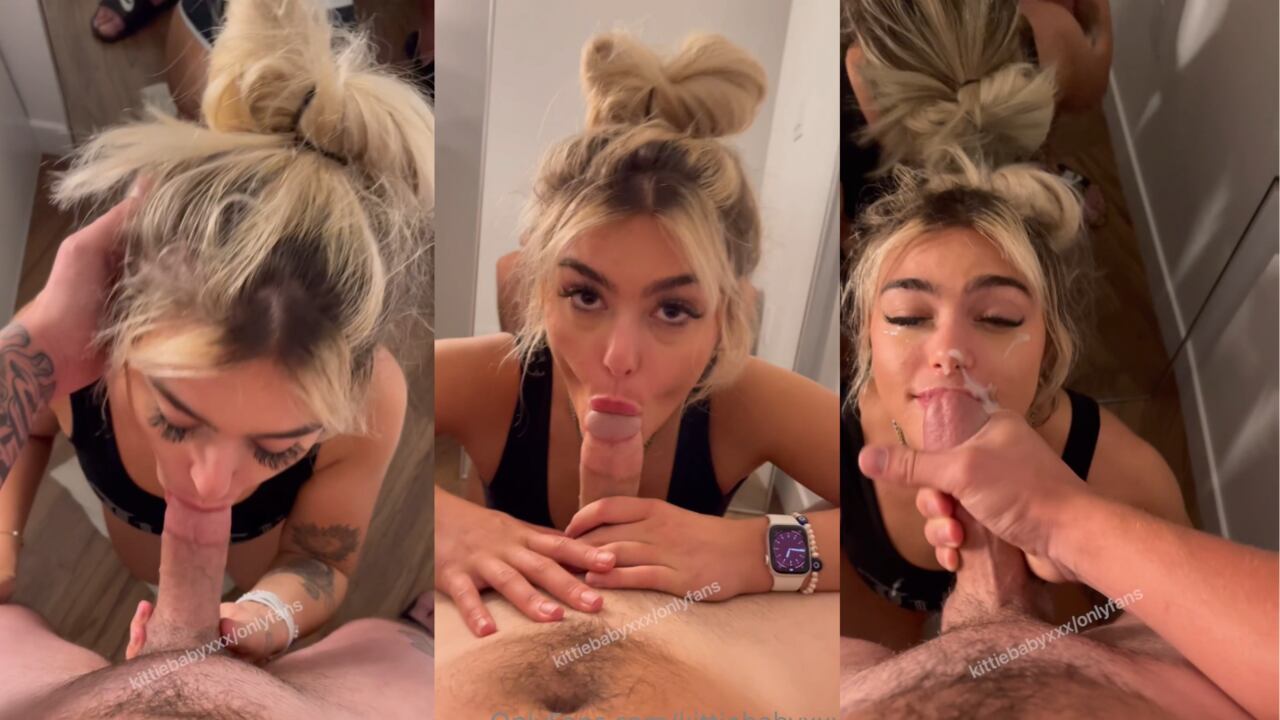 KittieBabyXXX – BJ Facial Porn Video Leaked