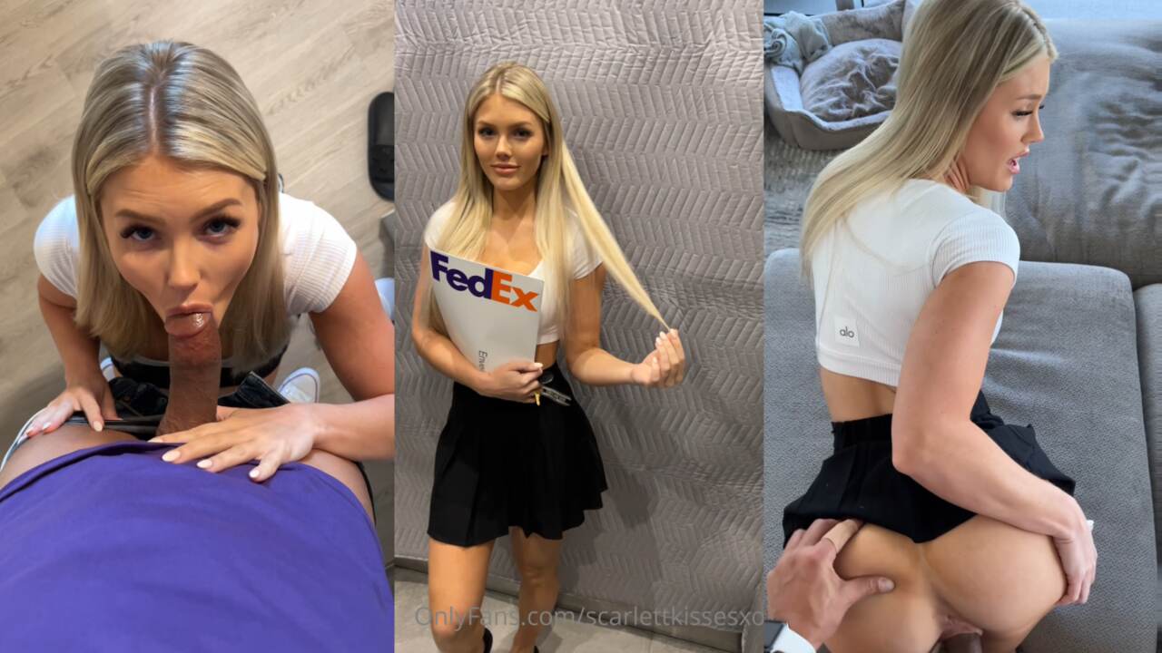 ScarlettKissesXO – Fedex Sextape PPV Video Leaked