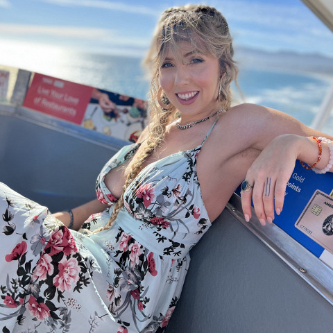 MrLuckyLife – Santa Monica Beach With Busty Lena Paul