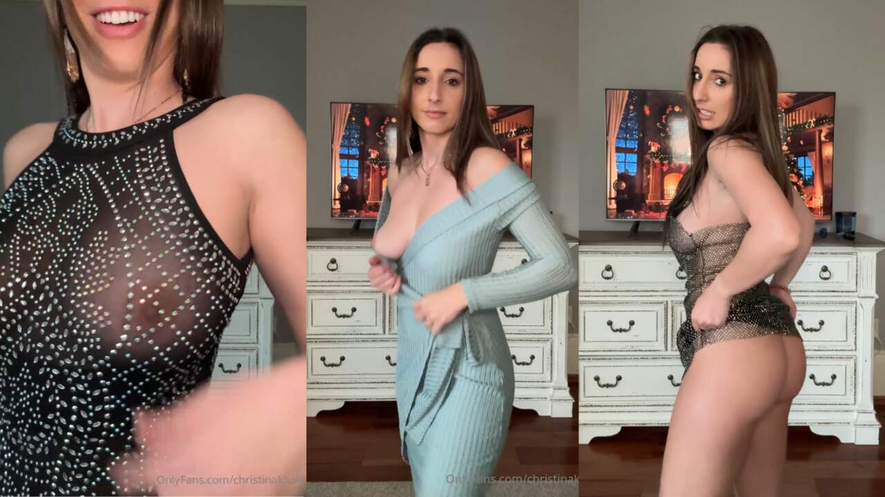 Christina Khalil – New Years Eve Nipslip Video Leaked