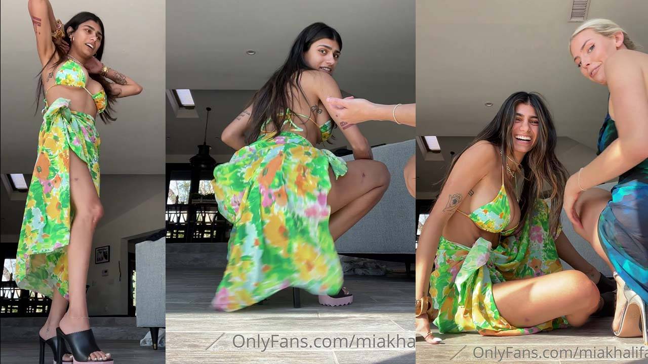 Mia Khalifa – Ass Twerking Training With BFF Video Leaked