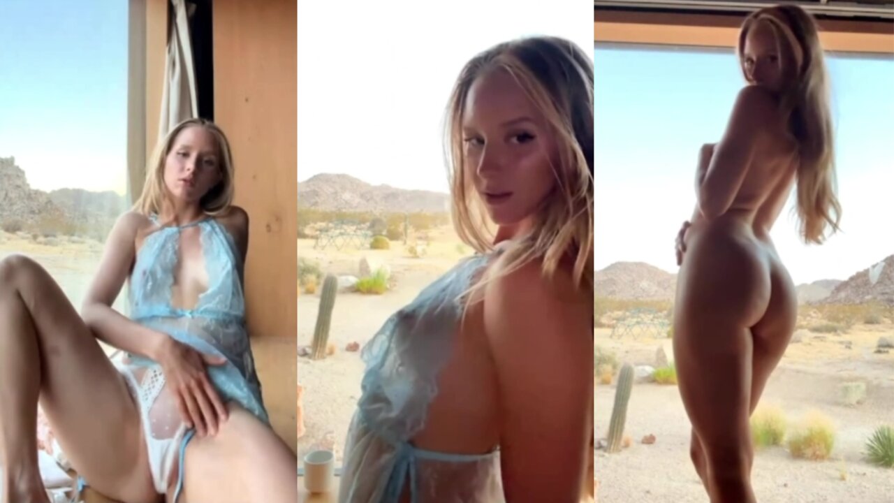 Caroline Zalog – Desert Livestream Video Leaked