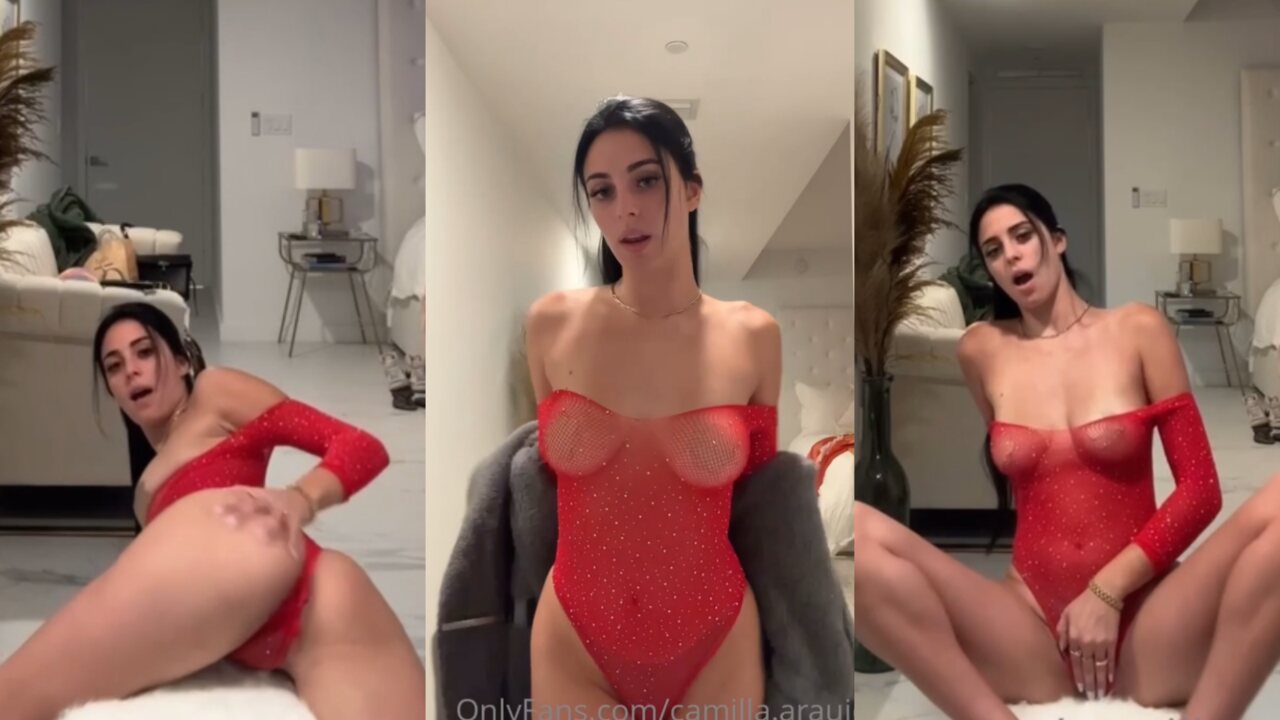 Camilla Araujo – Red Bodysuit Video Leaked