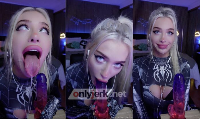 Ariesiatv – Spidergirl ASMR JOI And Dildo Sucking Video Leaked