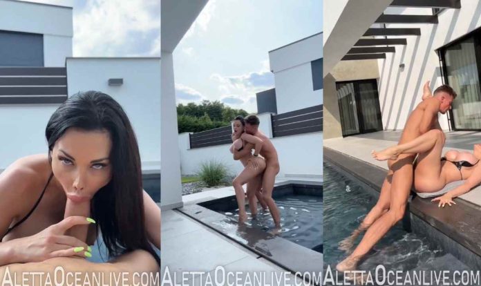 Aletta Ocean – BG Poolside Sex Tape Video Leaked