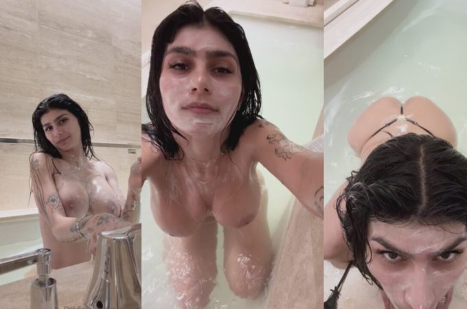 Mia Khalifa – Take A Bath With Me Video Leaked