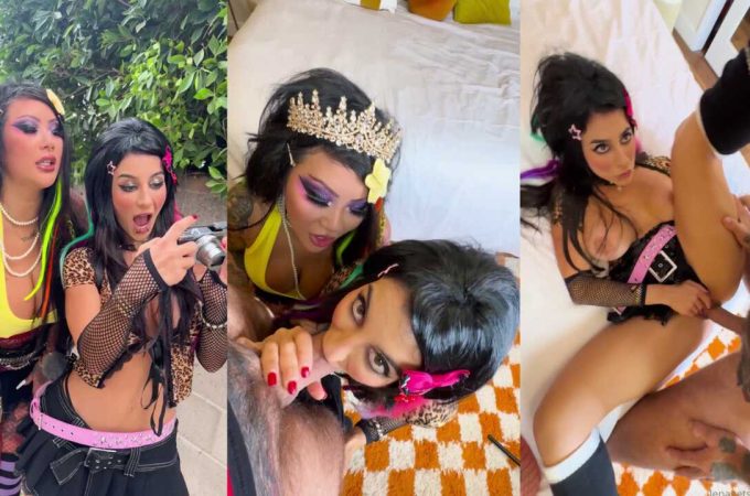 Lena The Plug – Threeway With Connie Perignon Video Leaked