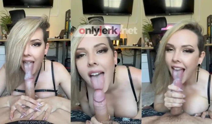 Darshelle Stevens – Blowjob With Two Cumshots Video Leaked