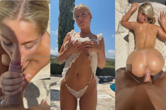 Molly Mercedes – Poolside BG Fuck Video Leaked