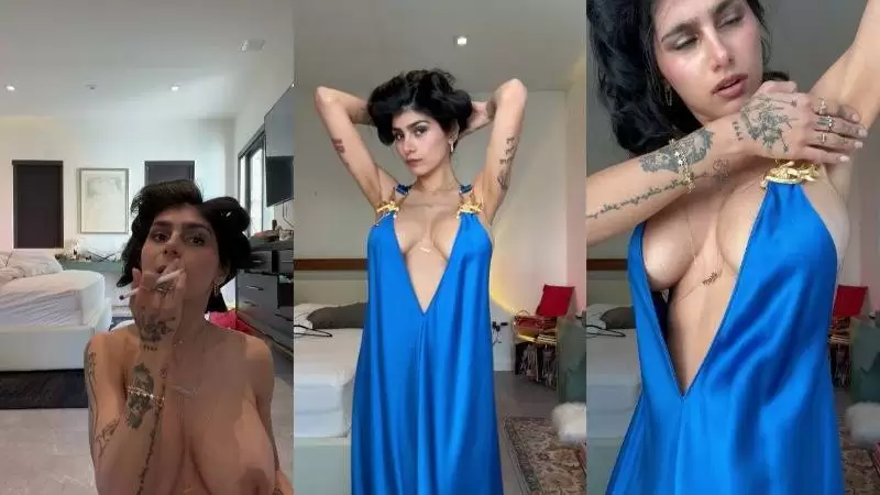 Mia Khalifa – Getting Ready For Halloween Party Video Leaked